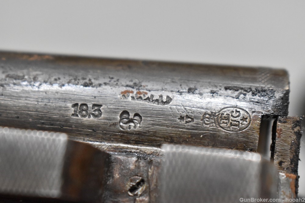 Belgian T Barker SxS Double Hammer Shotgun 2 3/4" 12 G C&R-img-41