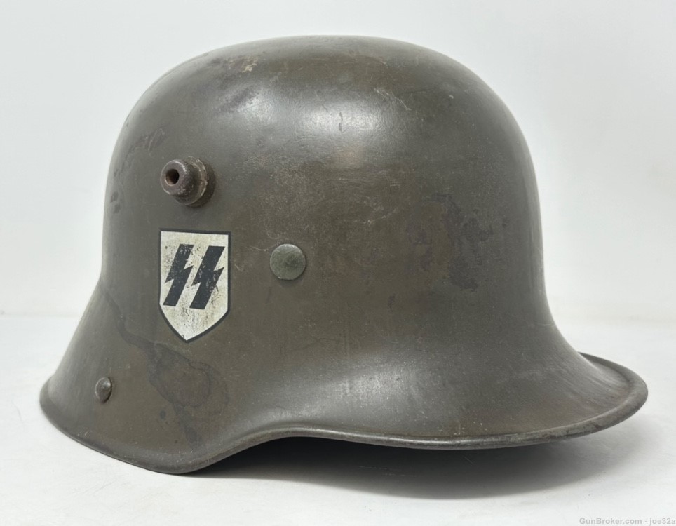 WW2 German SS DD Transitional Helmet WWII M16 M17 uniform si62-img-1