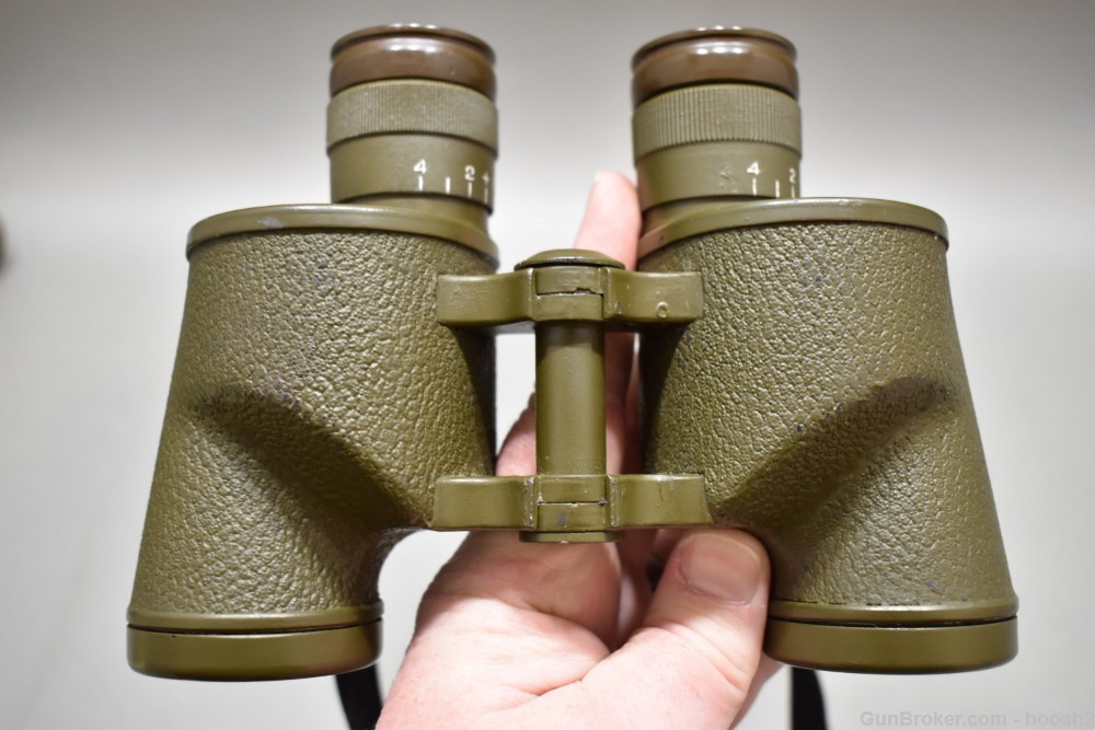 Vintage US M3 Binoculars W M62A1 Carrying Case Westinghouse 1943-img-1