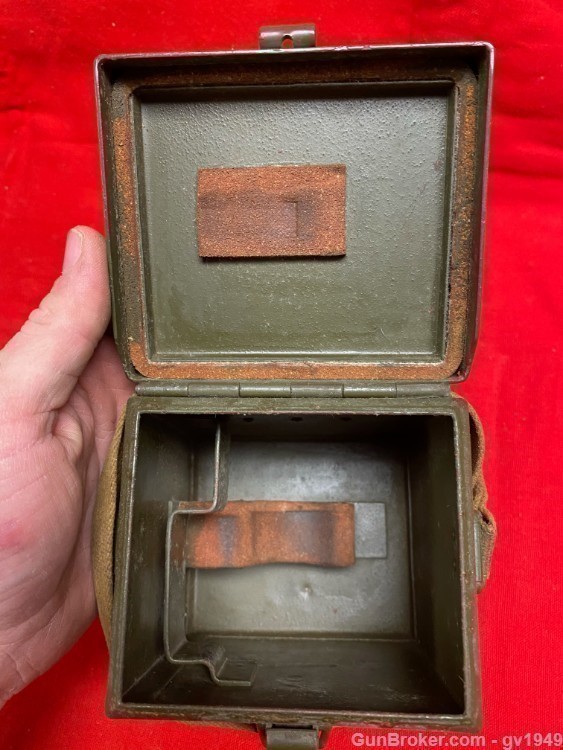 Very scarce WW2 mortar sight case-img-3