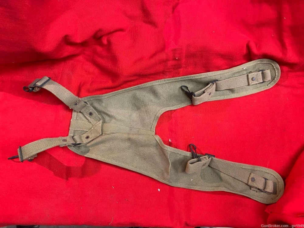 WW2 USGI Medic Pouches, Vial pouches & Suspenders COMPLETE-img-1