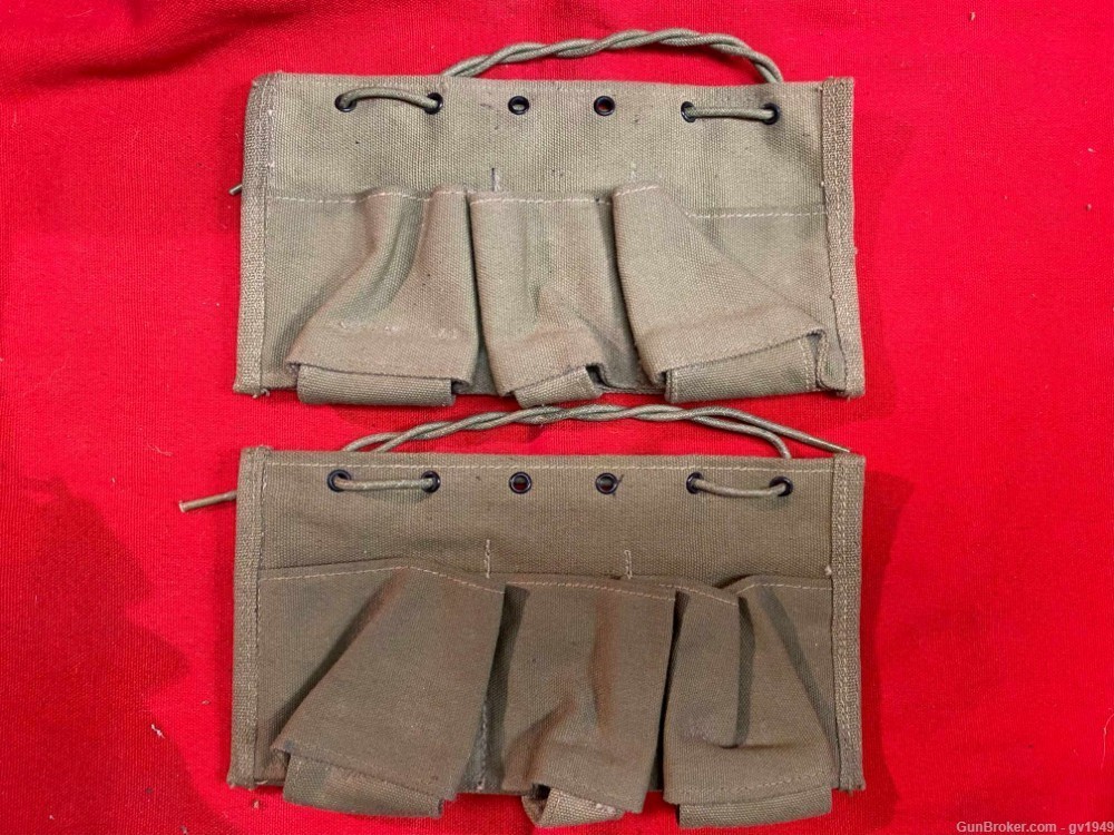WW2 USGI Medic Pouches, Vial pouches & Suspenders COMPLETE-img-4