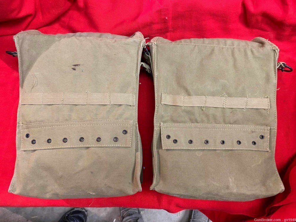 WW2 USGI Medic Pouches, Vial pouches & Suspenders COMPLETE-img-3