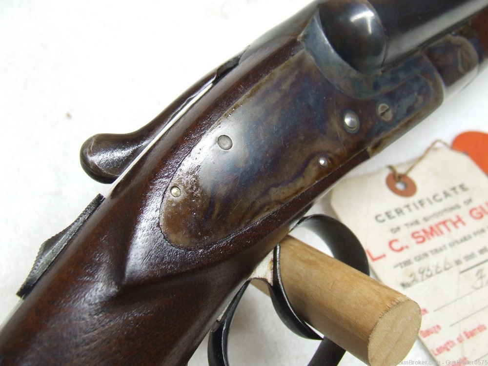 L. C. SMITH Field Grade 12 ga. double barrel shotgun with original factory -img-7
