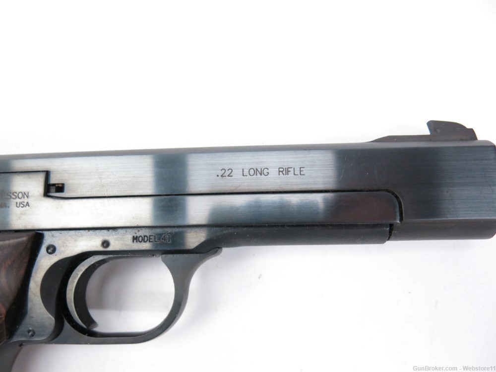 Smith & Wesson Model 41 5.5" 22LR Semi-Automatic Pistol w/ Hard Case-img-16