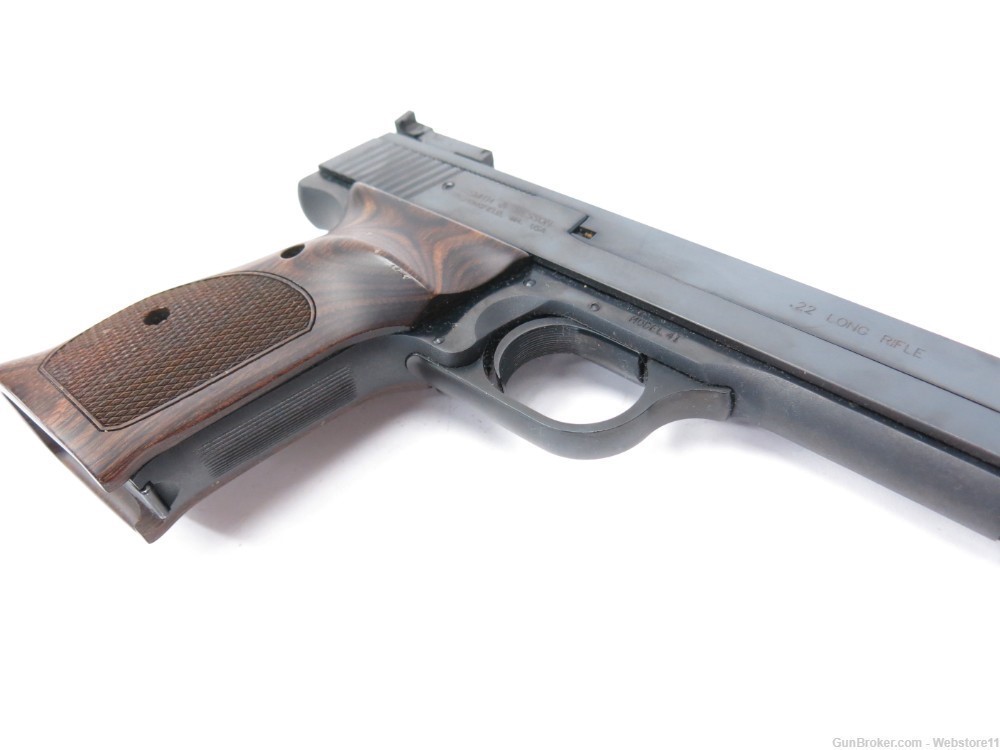 Smith & Wesson Model 41 5.5" 22LR Semi-Automatic Pistol w/ Hard Case-img-19