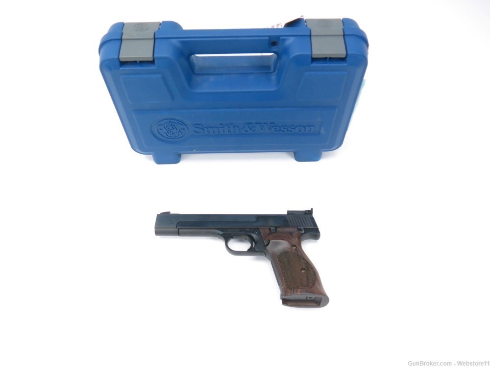 Smith & Wesson Model 41 5.5" 22LR Semi-Automatic Pistol w/ Hard Case-img-0