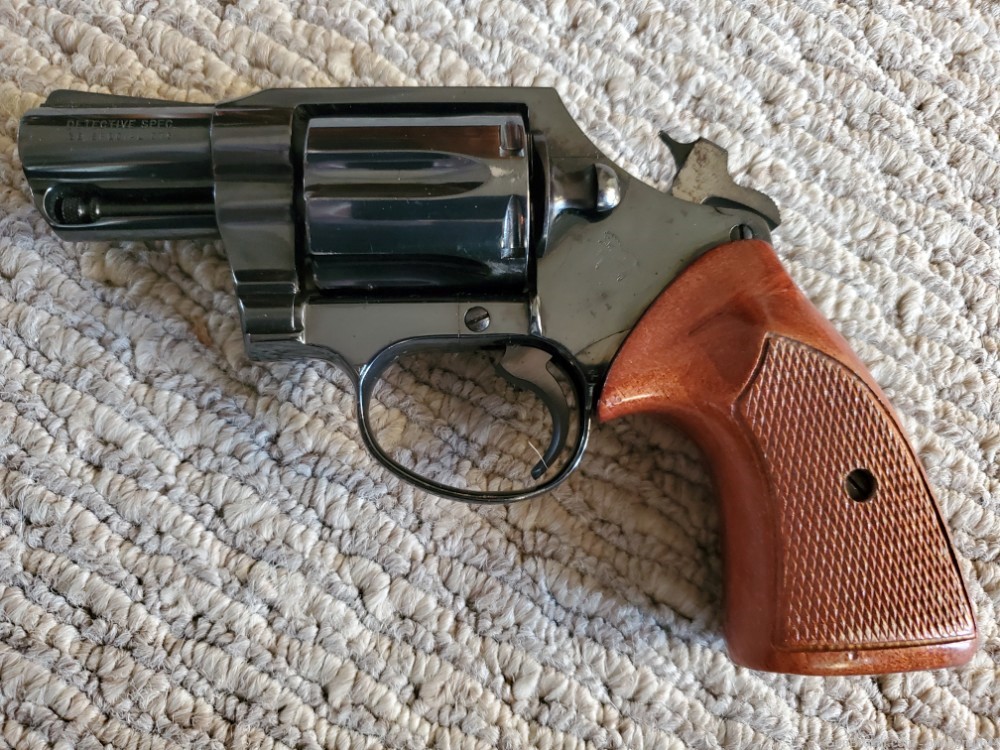 COLT DETECTIVE SPECIAL, 1971, .38 SPL., 2" ,BLUED, WALNUT GRIPS, A BEAUTY!-img-6