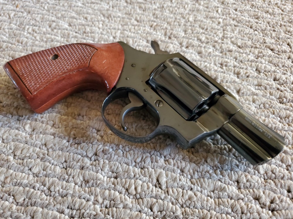 COLT DETECTIVE SPECIAL, 1971, .38 SPL., 2" ,BLUED, WALNUT GRIPS, A BEAUTY!-img-3