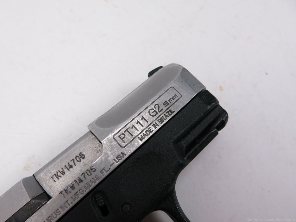 Taurus PT111 G2 9mm 3.25" Semi-Automatic Pistol w/ Magazine-img-16