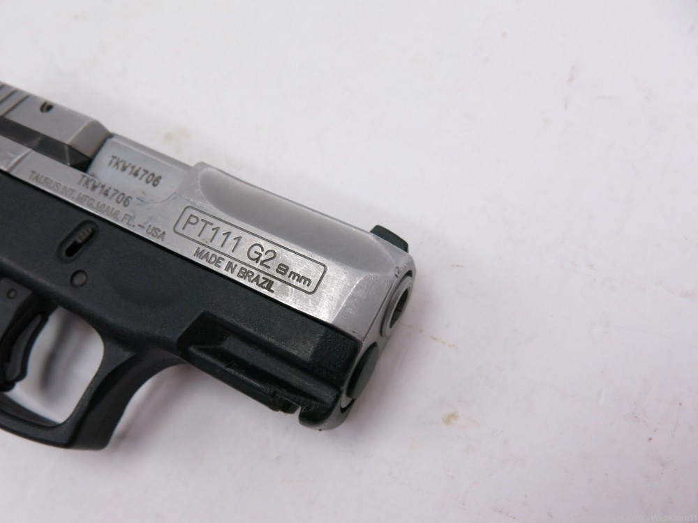 Taurus PT111 G2 9mm 3.25" Semi-Automatic Pistol w/ Magazine-img-15