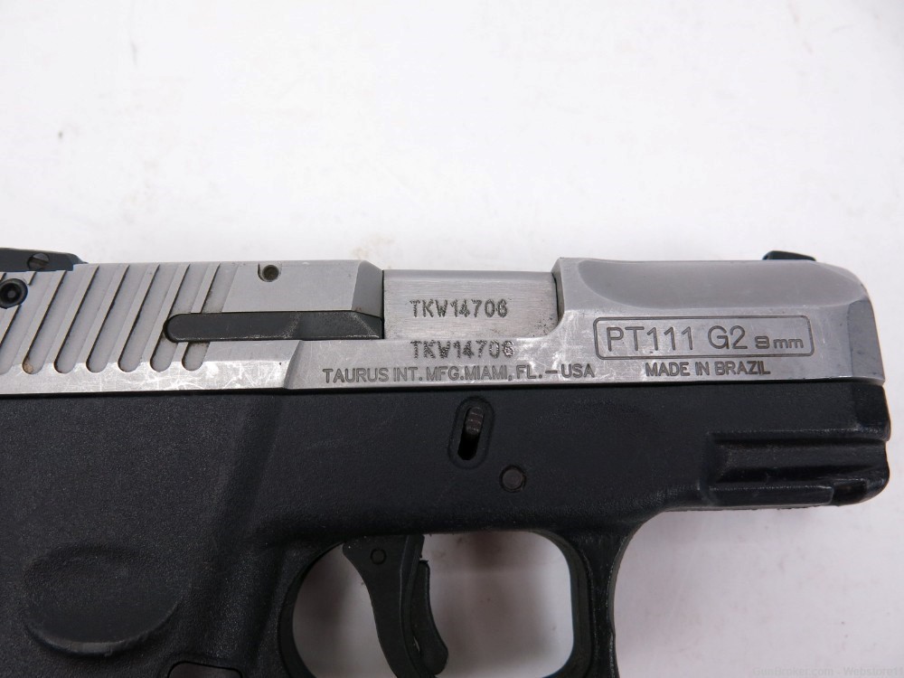 Taurus PT111 G2 9mm 3.25" Semi-Automatic Pistol w/ Magazine-img-17