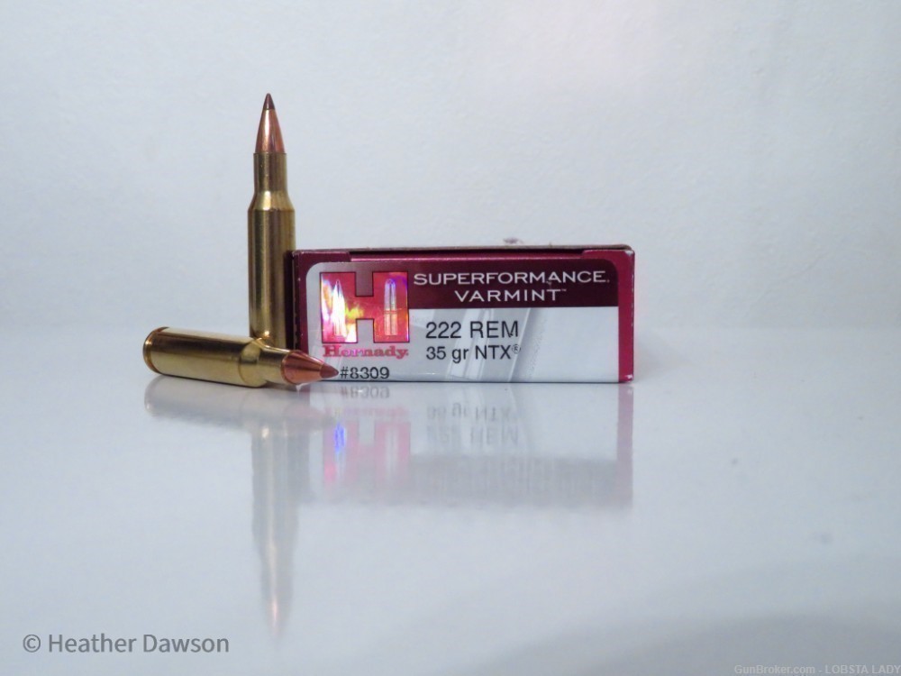20 RDS HORNADY 222 Remington NTX 35 GR 3760 FPS VARMINT KILLER #8309-img-4