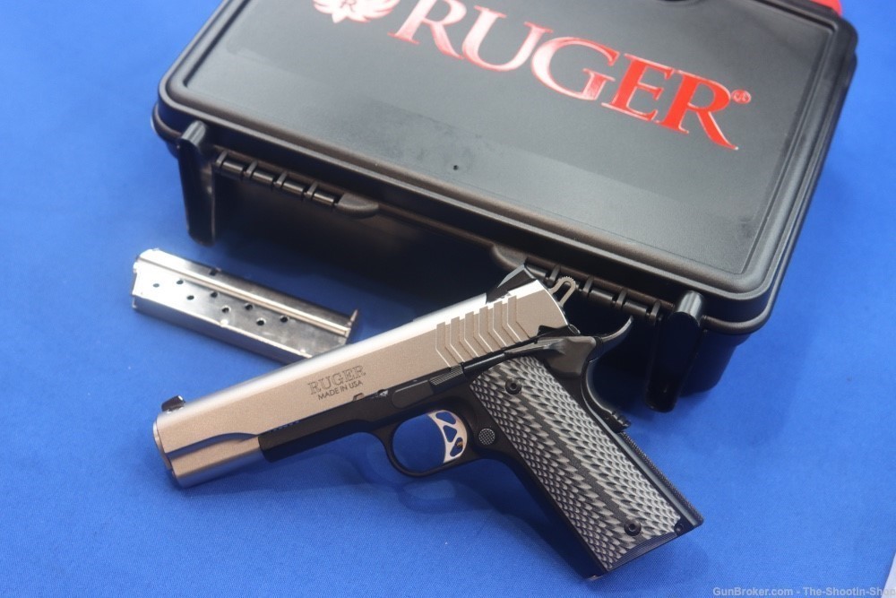 Ruger Model SR1911 Pistol 9MM Luger 1911 9RD Novak Sights 2-Tone 06794 NEW -img-0