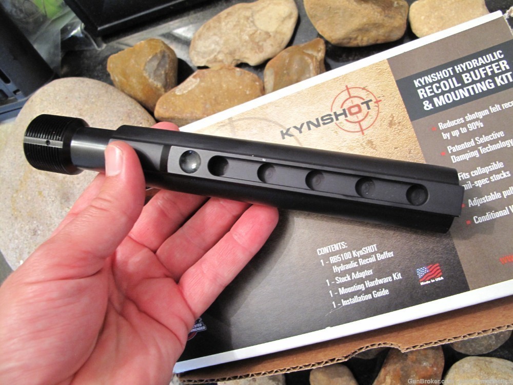 RECOIL REDUCING Hydraulic Shotgun Buffer TUBE Mil-Spec KYNSHOT STOCK KYNTEC-img-7