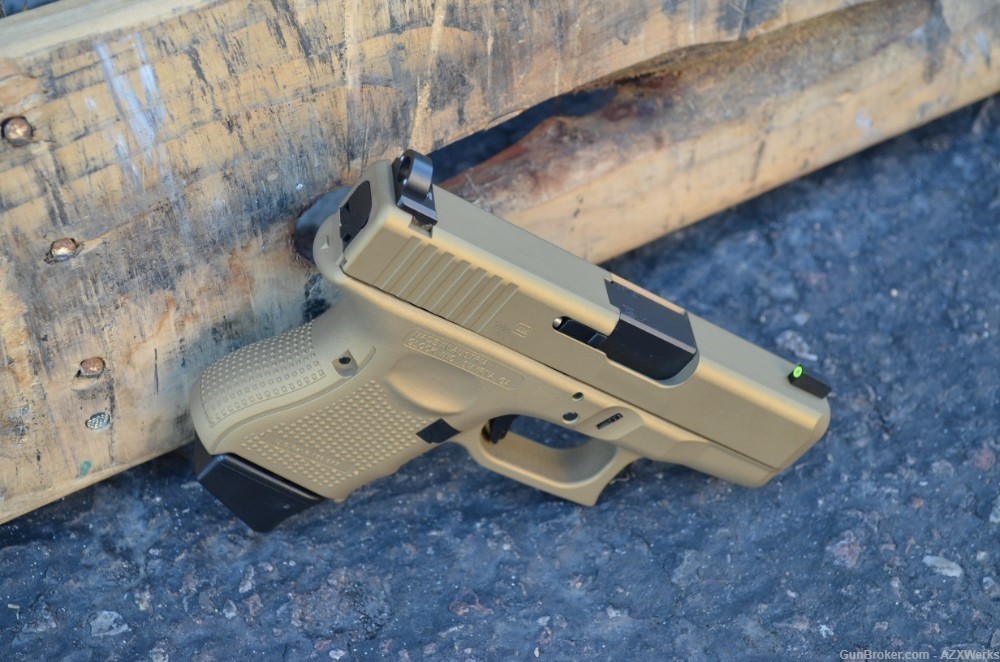 Glock 33 Gen 4 G4 .357sig w/ Extended 11rd EDC X-Werks Liquid Gold GR NS-img-2