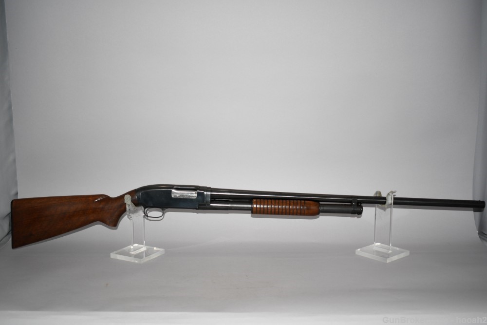 Nice Winchester Model 12 Pump Shotgun 2 3/4" 12 G 30" Plain Full 1950 C&R-img-0