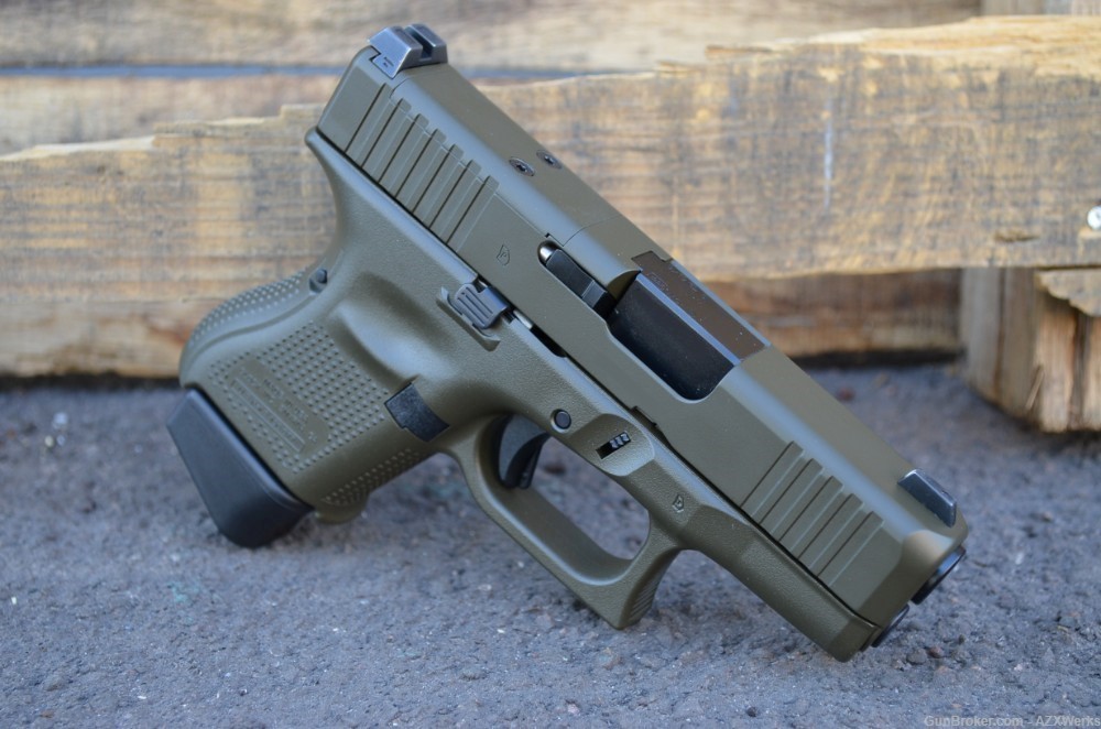 Glock 26 G5 MOS w/Night sights X-Werks Magpul OD 12rd New 3 mags G26-img-1