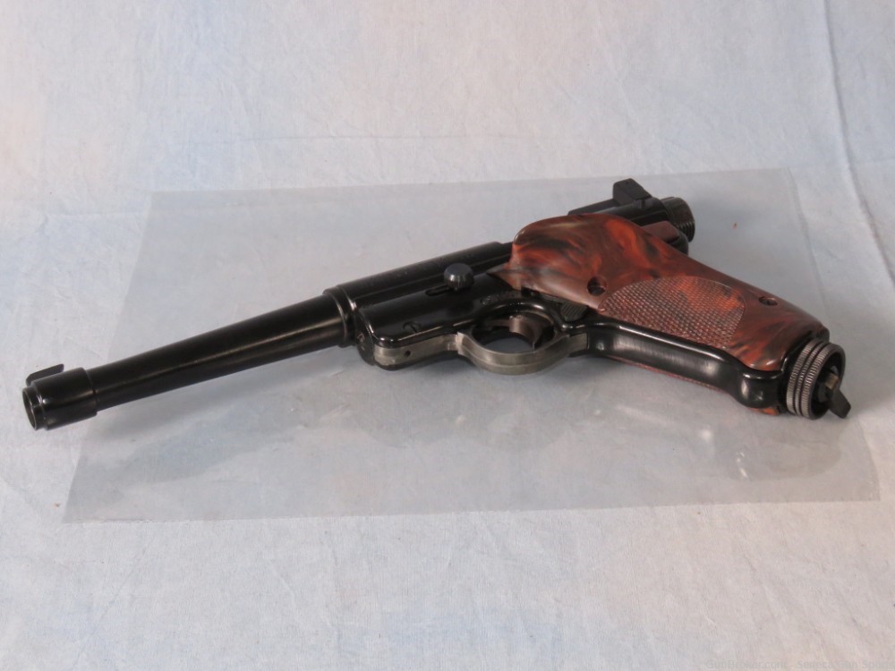 Crosman Mark I Target Air Pistol w/ Box & Papers * Vintage Pellet Gun 1-img-3