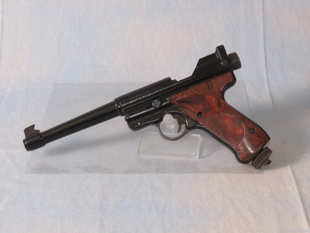 Crosman Mark I Target Air Pistol w/ Box & Papers * Vintage Pellet Gun 1-img-2