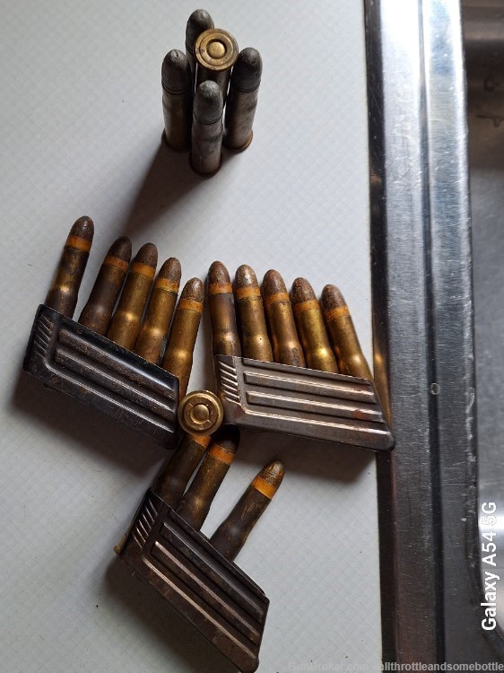 (19) rounds (3) stripper clips 11mm Mannlicher cartridges -img-0
