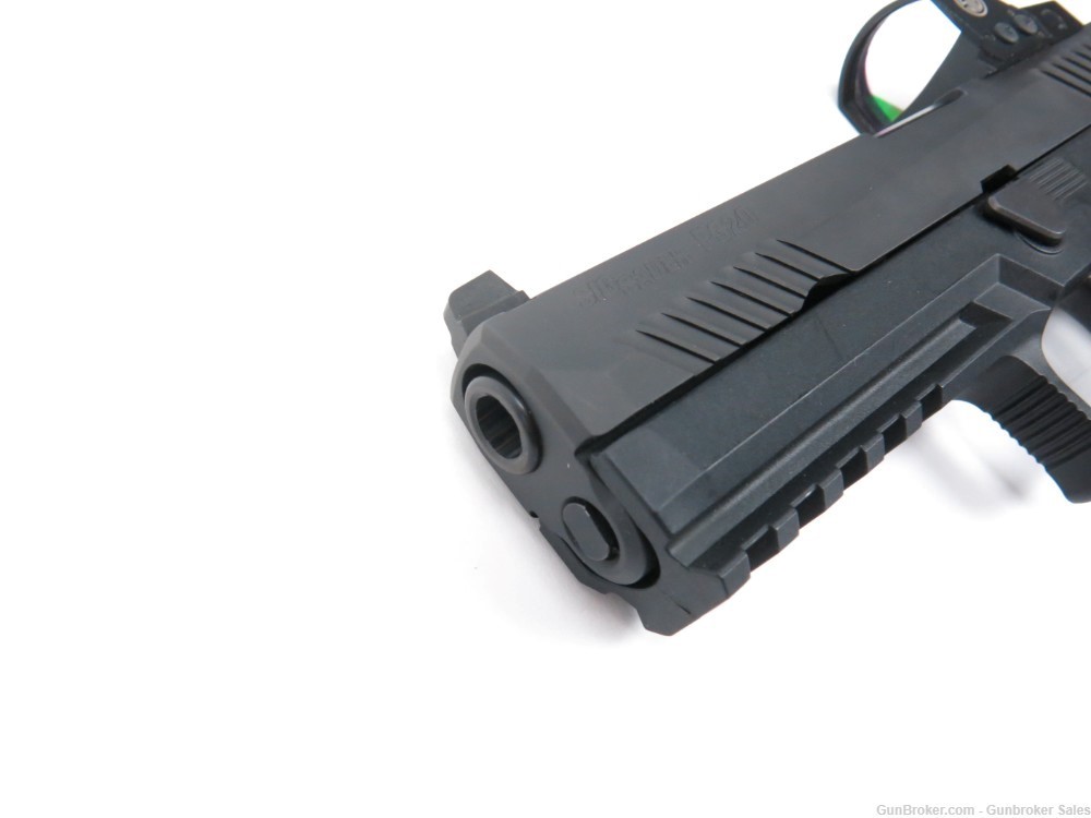 Sig Sauer P320 Full 4.75" Semi-Automatic Pistol w/ Optic, Magazine, Case-img-1