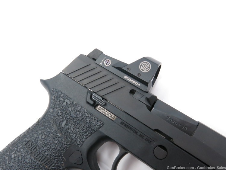 Sig Sauer P320 Full 4.75" Semi-Automatic Pistol w/ Optic, Magazine, Case-img-14