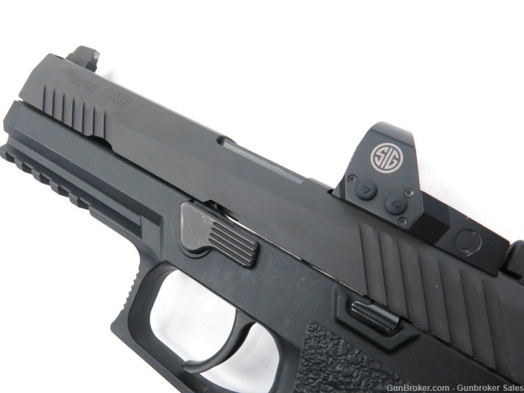 Sig Sauer P320 Full 4.75" Semi-Automatic Pistol w/ Optic, Magazine, Case-img-3