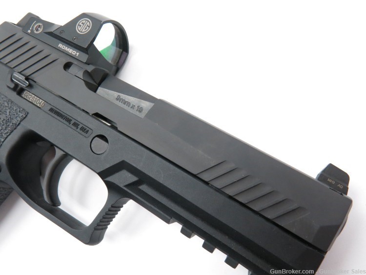 Sig Sauer P320 Full 4.75" Semi-Automatic Pistol w/ Optic, Magazine, Case-img-13