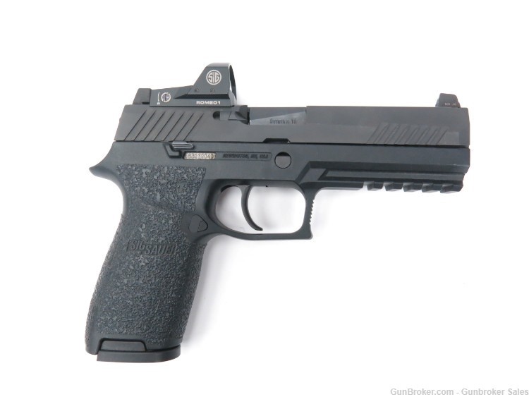 Sig Sauer P320 Full 4.75" Semi-Automatic Pistol w/ Optic, Magazine, Case-img-11