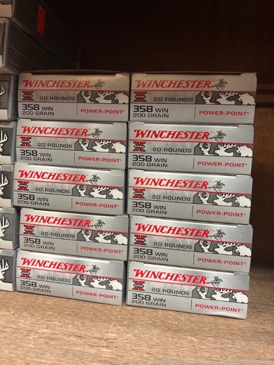 Winchester Super X Power Point 358 Win 200 Gr -img-1