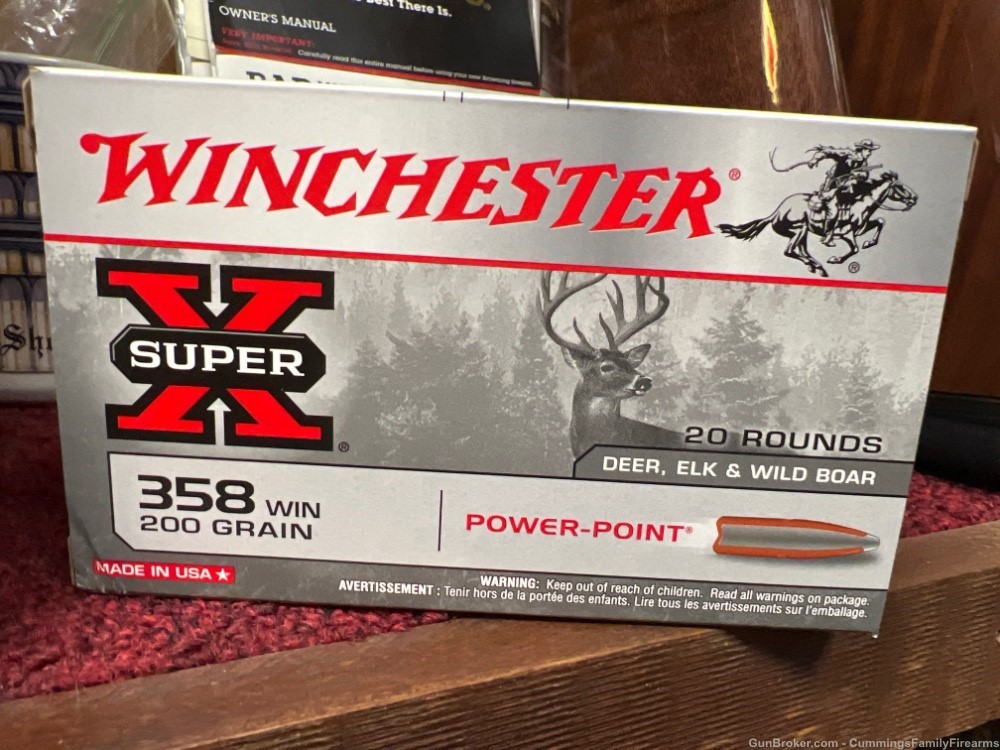 Winchester Super X Power Point 358 Win 200 Gr -img-0