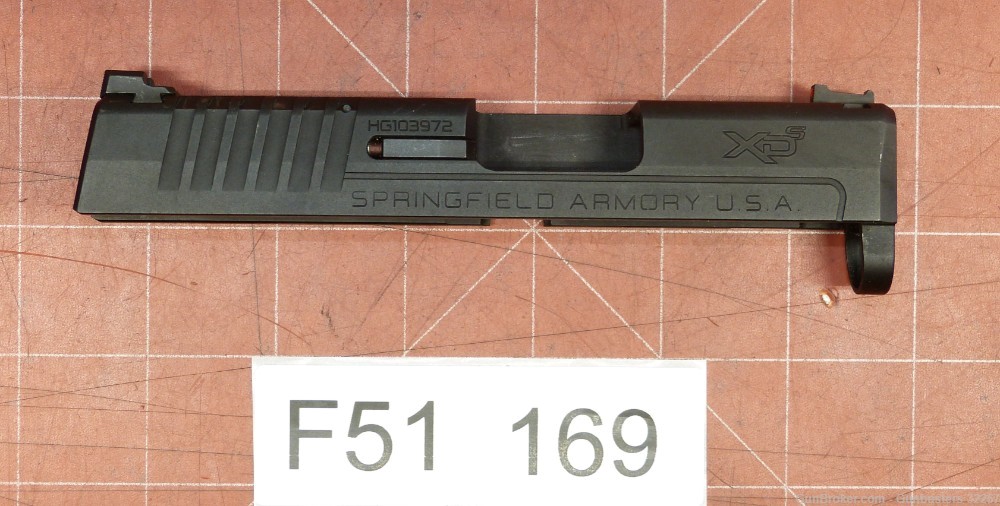 Springfield Armory XDS-45 .45, Repair Parts F51-169-img-2