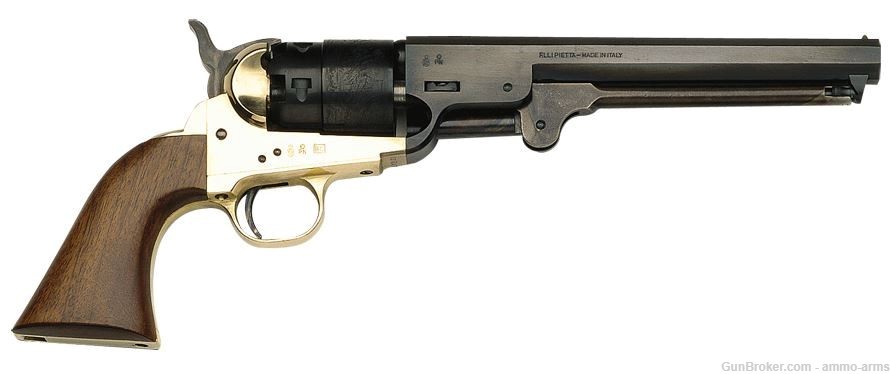 Traditions 1851 Navy Black Powder Revolver .36 Caliber 7.5" FR1851136-img-1