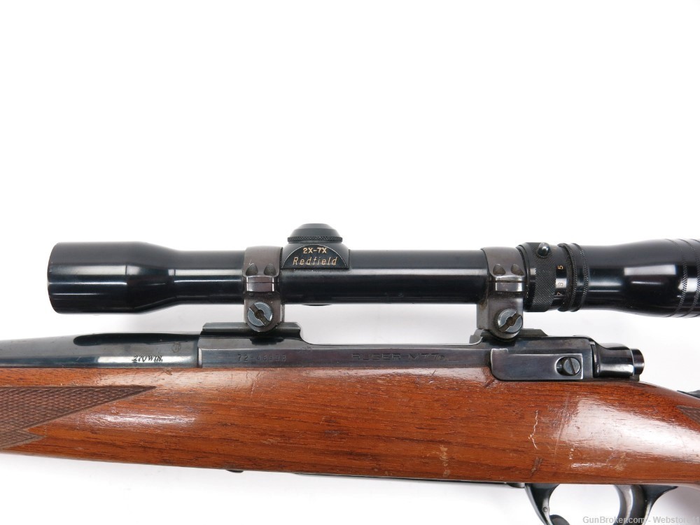Ruger M77 270 Win 22" Bolt-Action Rifle w/ Scope & Sling-img-24