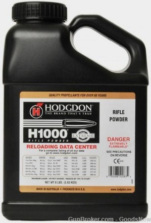 Hodgdon H1000 Smokeless Powder 8 lbs H1000 H 1000 Hodgdon H 1000-img-0