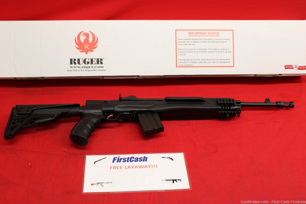 Ruger Mini-14 Tactical,5.56 Nato w/ 2-20RD Magazines and Scope Rings.-img-0