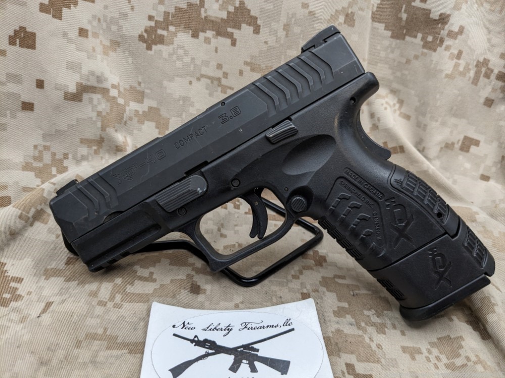 Springfield Armory XDM-40 Compact 3.8" .40S&W Pistol Good 1-16rd Mag-img-0