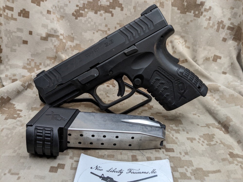 Springfield Armory XDM-40 Compact 3.8" .40S&W Pistol Good 1-16rd Mag-img-2