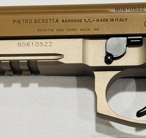 Beretta Model M9A3 Pistol, FDE Finish, 9mm, G Series Decocker, Never Fired-img-7