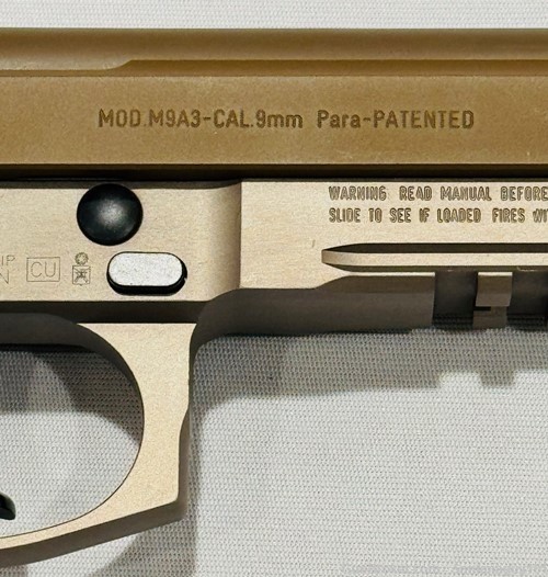 Beretta Model M9A3 Pistol, FDE Finish, 9mm, G Series Decocker, Never Fired-img-6