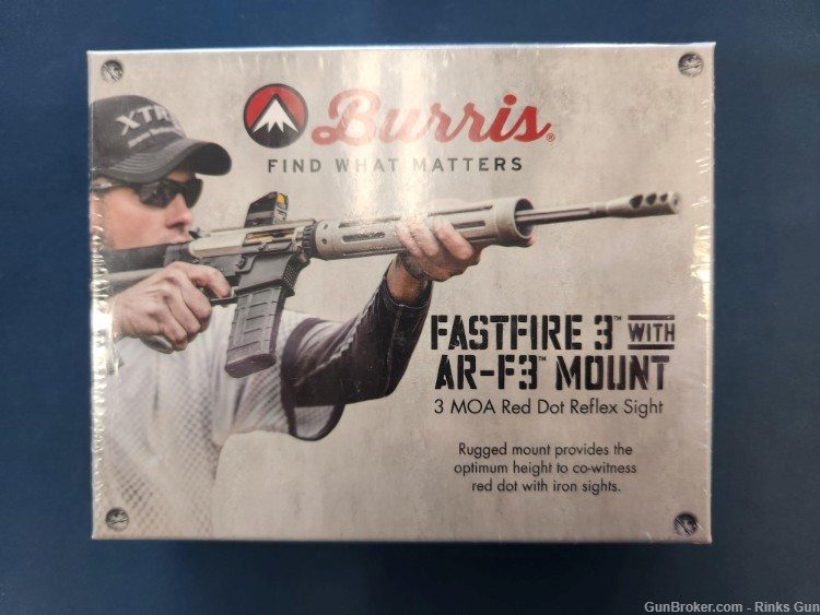 BURRIS FASTFIRE 3 WITH AR-F3 MOUNT-img-0