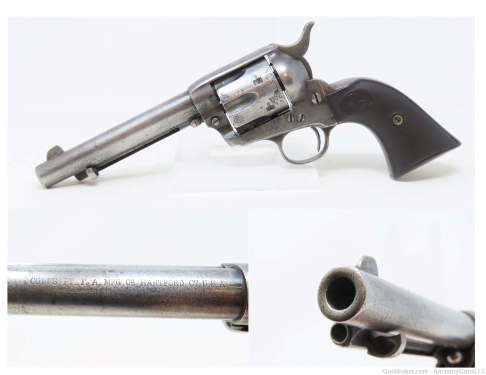 1st GENERATION COLT Single Action Army “PEACEMAKER” Revolver .38-40 WCF C&R-img-0