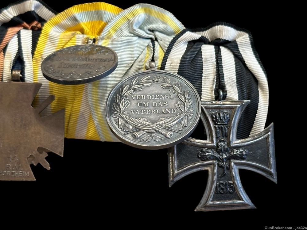 WW2 WW1 German Iron Cross Medal service bar EK2 badge WWII tunic  uniform -img-9