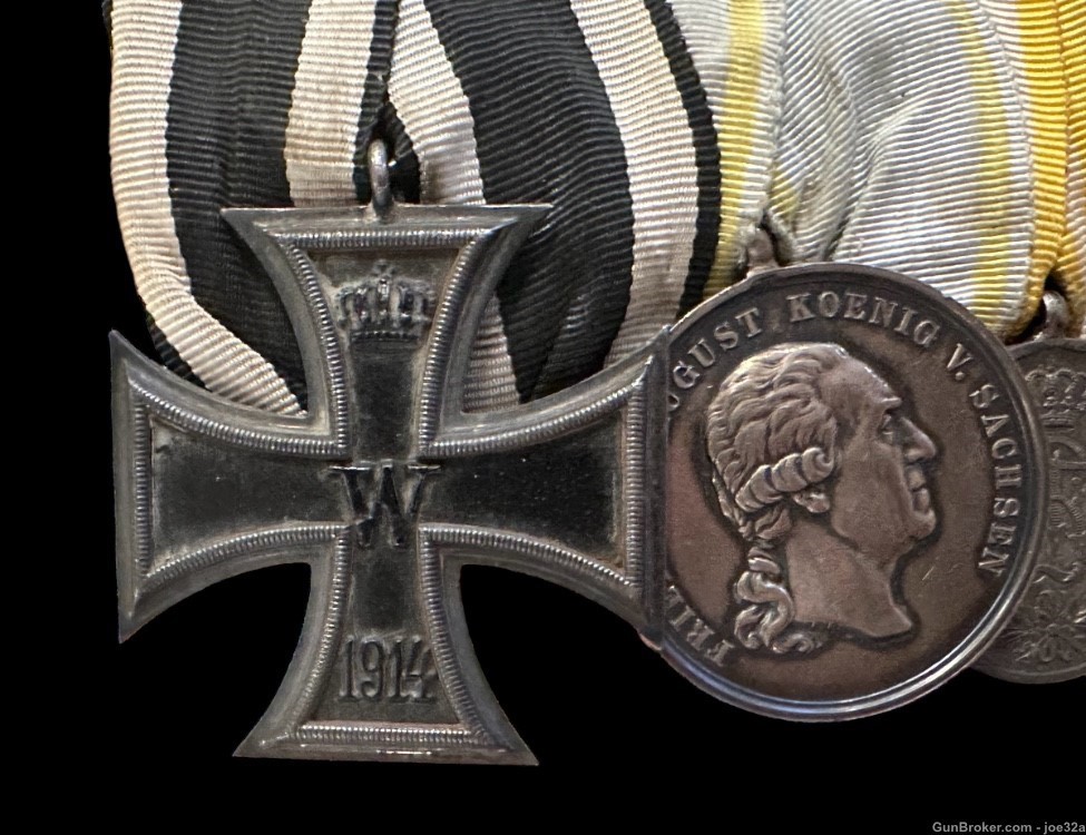 WW2 WW1 German Iron Cross Medal service bar EK2 badge WWII tunic  uniform -img-4