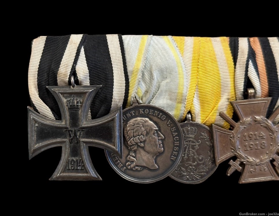 WW2 WW1 German Iron Cross Medal service bar EK2 badge WWII tunic  uniform -img-1
