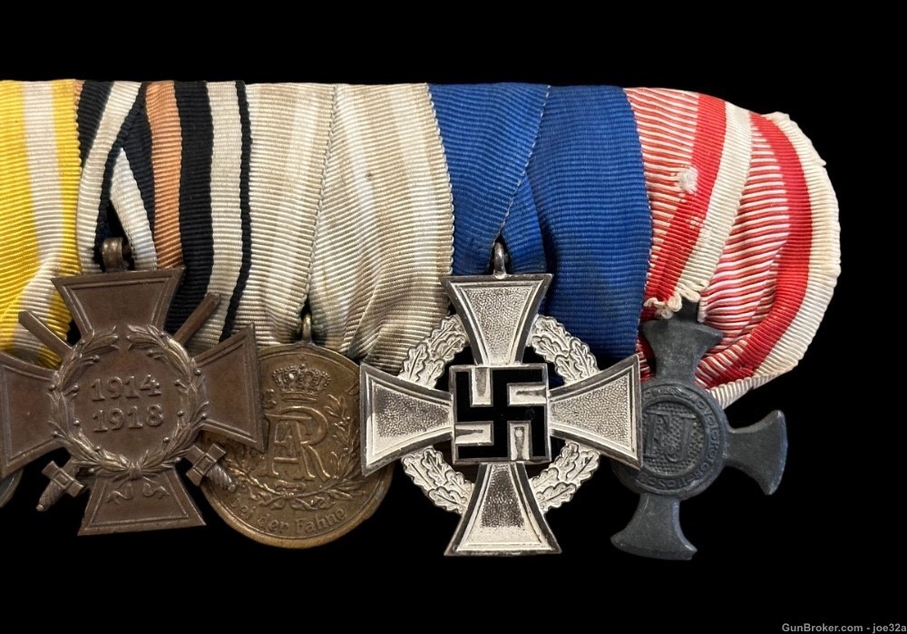 WW2 WW1 German Iron Cross Medal service bar EK2 badge WWII tunic  uniform -img-3