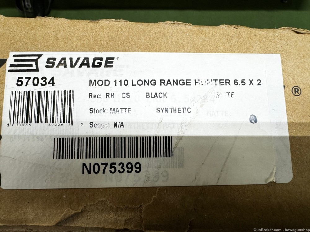 Savage 110 Long Range Hunter 6.5x284 Norma NIB -img-1