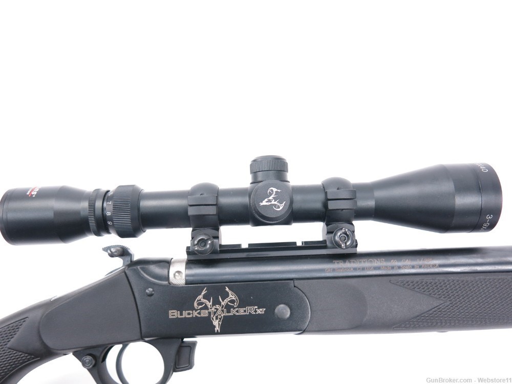 Traditions Buckstalker XT 50 Cal 24" Black Powder Rifle w/ Scope-img-19