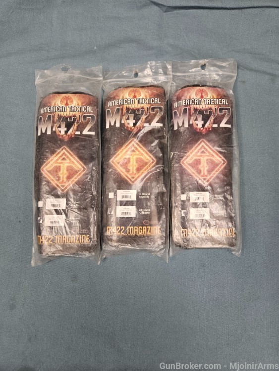 American Tactical Chiappa M4-22 28 round .22LR magazines. Lot of 3. New-img-0